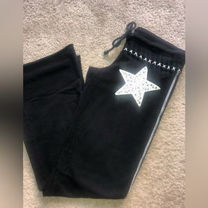 SOLD ON EB@Y PRICE FIRM Twisted heart, rare HTF leather Embellished sweatpants S